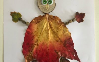 Tableaux d’automne et pâte à modeler maison