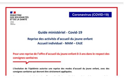 Nouveau guide ministériel / reconduction mesures Pajemploi